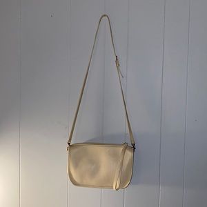 Vintage Coach Mitchell 9968 Convertible Clutch Crossbody Leather Bag Bone